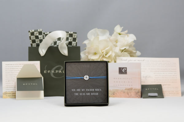 journey compass cord bracelet • you are my anchor