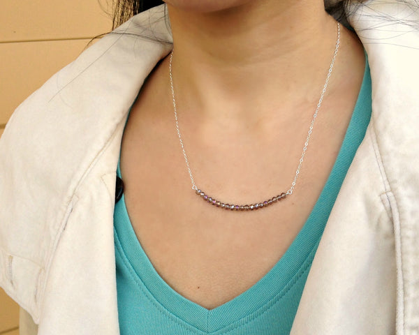 lia 20 bead necklace • happy 20th birthday