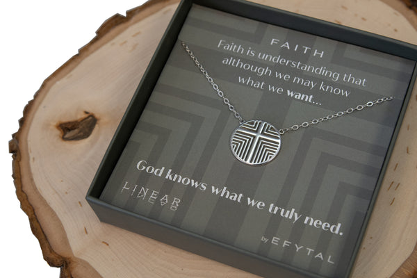faith 18mm necklace • God knows