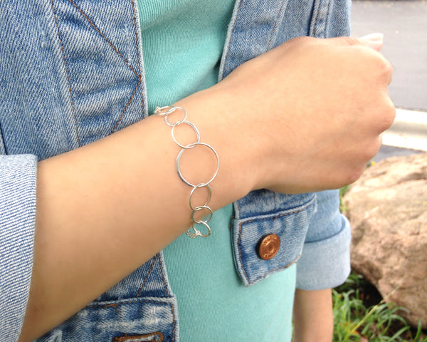 josie seven ring bracelet • happy 70th birthday