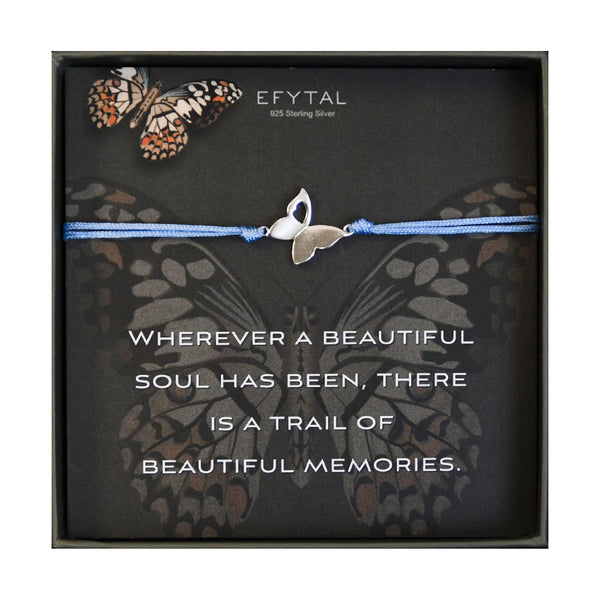 brenda butterfly cord bracelet • trail of memories