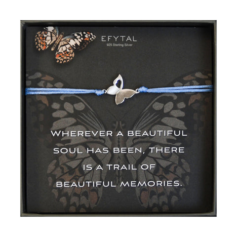 brenda butterfly cord bracelet • trail of memories