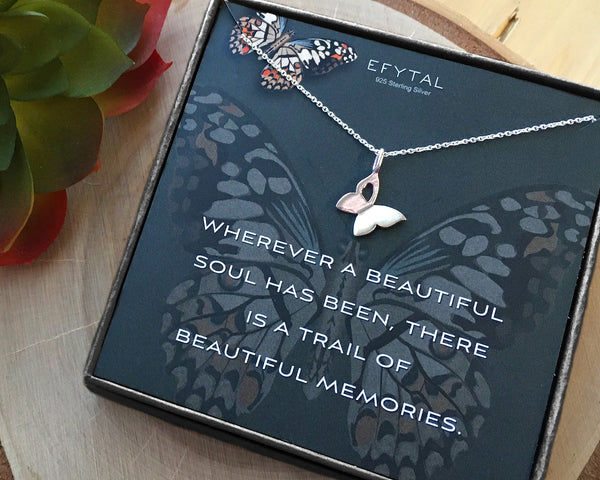 brenda butterfly necklace • trail of memories
