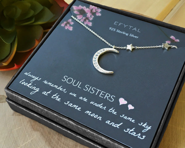 stella moon & stars necklace • soul sisters