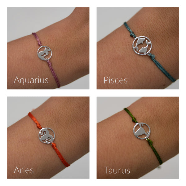 callisto cutout cord bracelet • celestial card