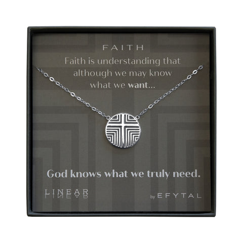 faith 18mm necklace • God knows