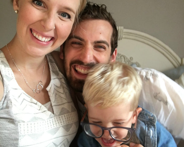 josie four ring necklace • family