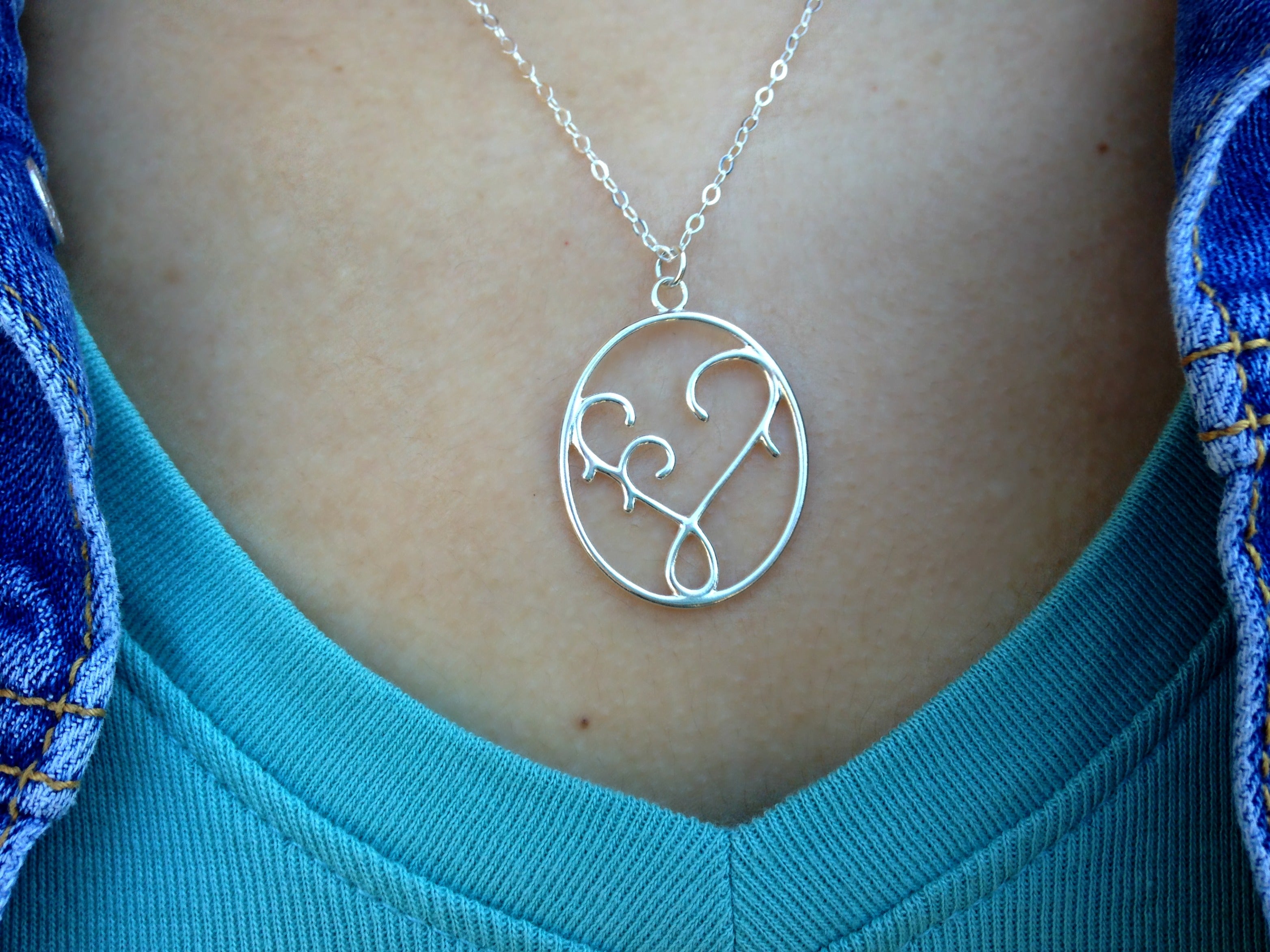 nicole two entwined heart necklace • mother & daughter gift • EFYTAL -  EFYTAL Jewelry