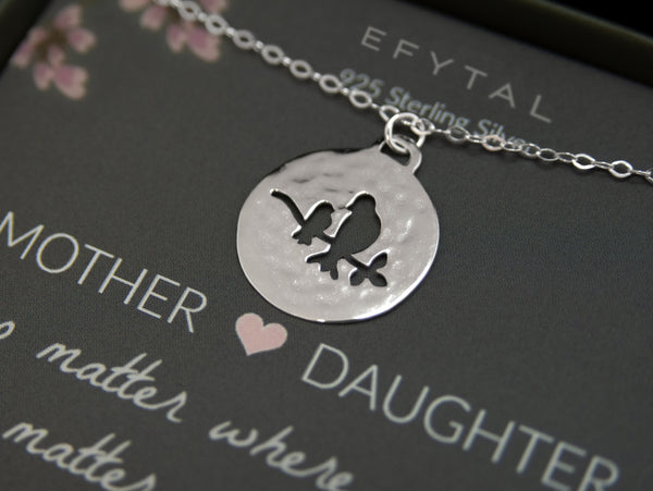 amanda mother & child necklace • mother & daughter, no matter where