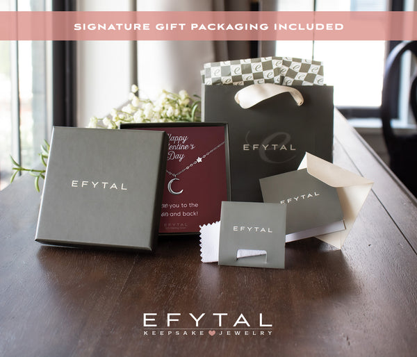 amaris moon & star necklace • valentine, love you to the moon