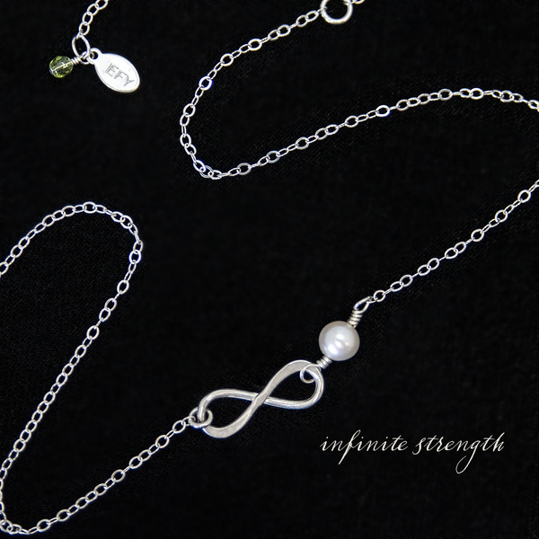 amy infinite strength necklace • family now