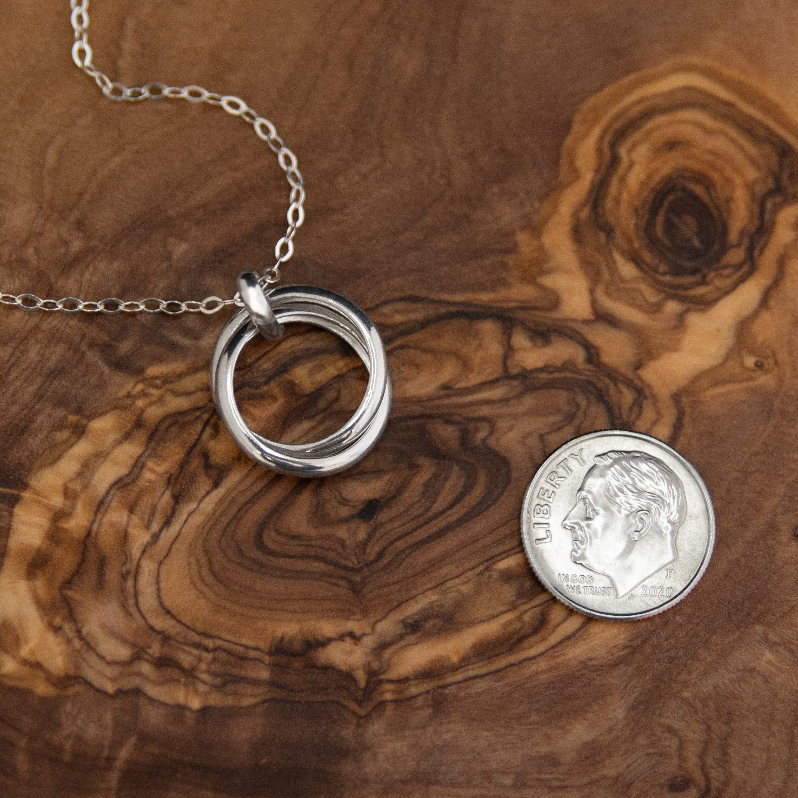 Double sales ring locket