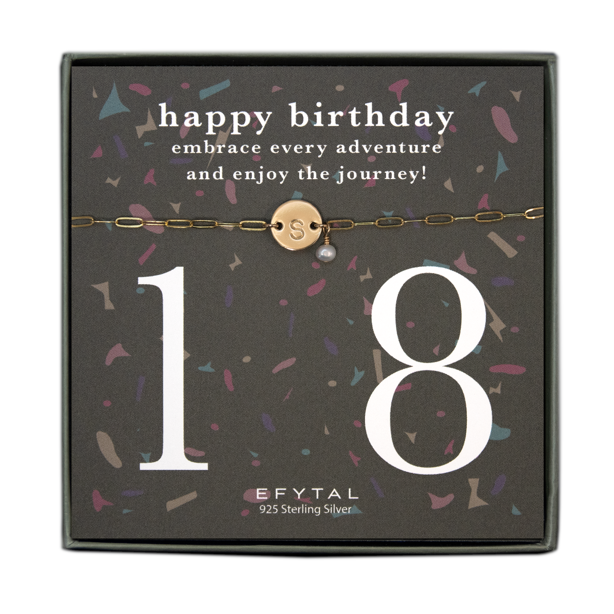 Joma Jewellery Beautifully Boxed A Little 'Happy 18th Birthday' Bracelet