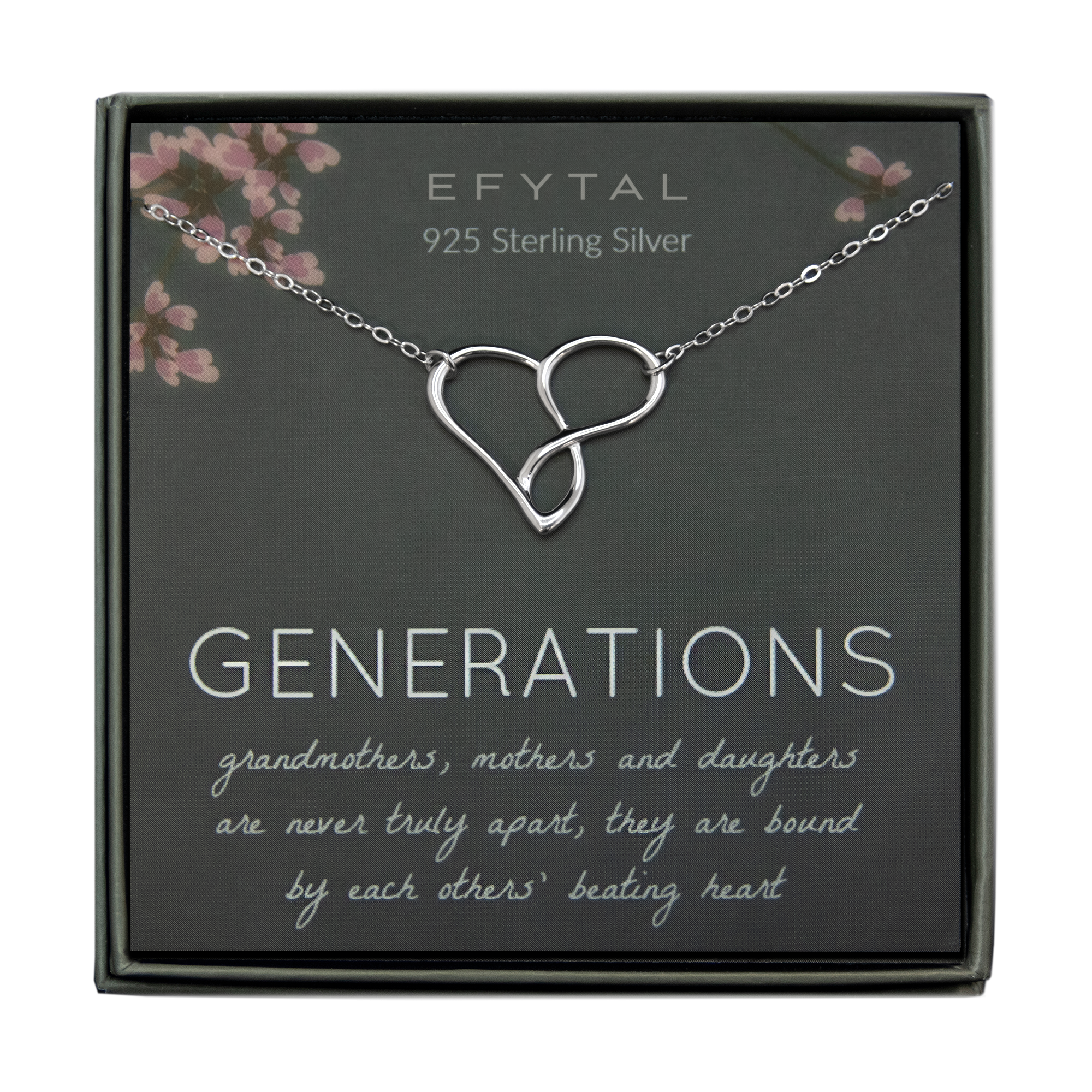 billie eternal heart necklace • generations, never apart