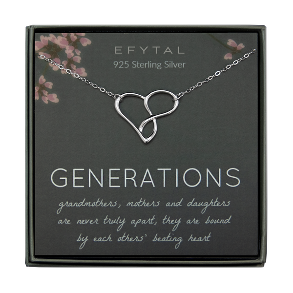 billie eternal heart necklace • generations, never apart