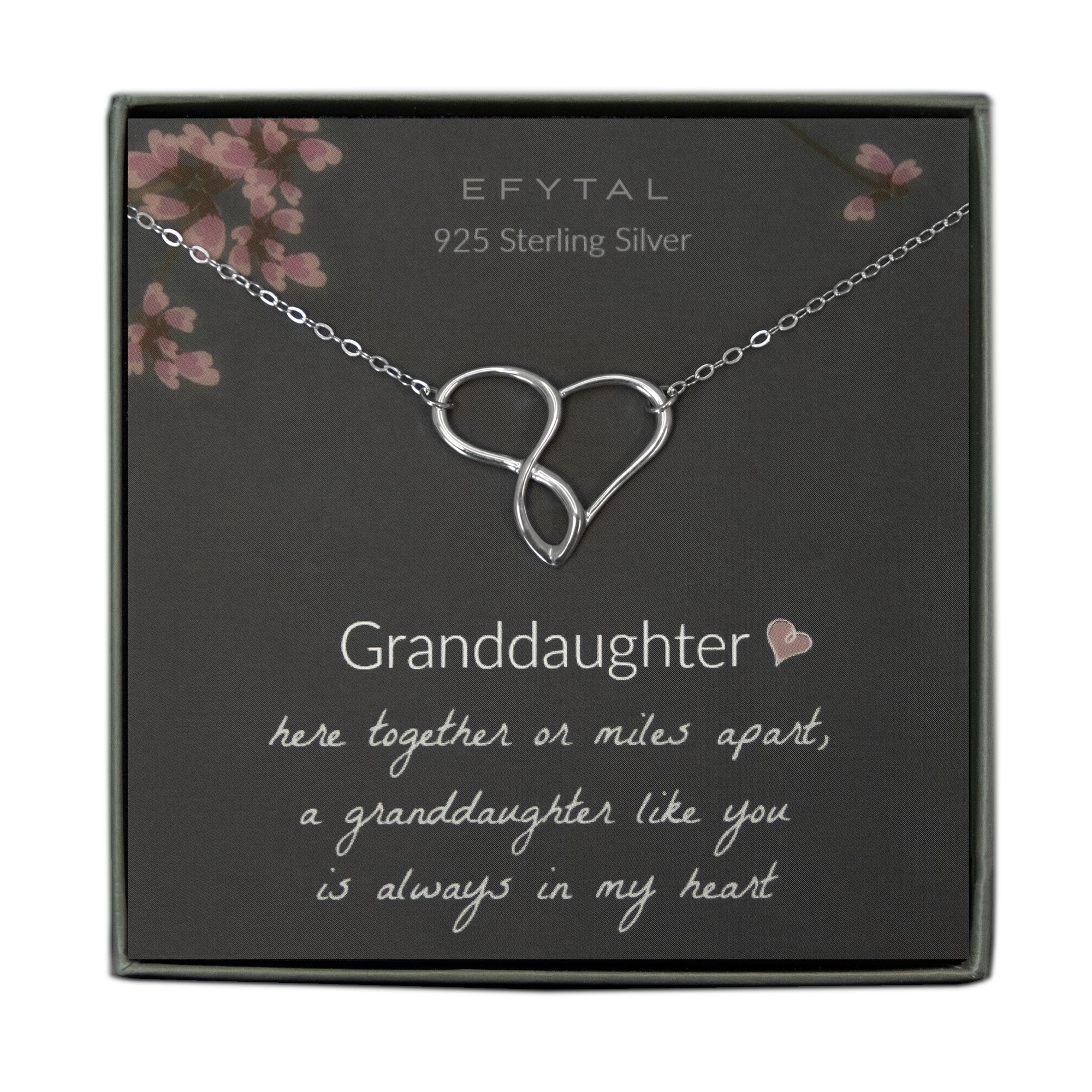 Personalized Grandmother Granddaughter Necklace - Granddaughter Gifts from  Nana - Custom To My Granddaughter - Sterling Silver Daisy Necklace Gift  from Grandma - Walmart.com