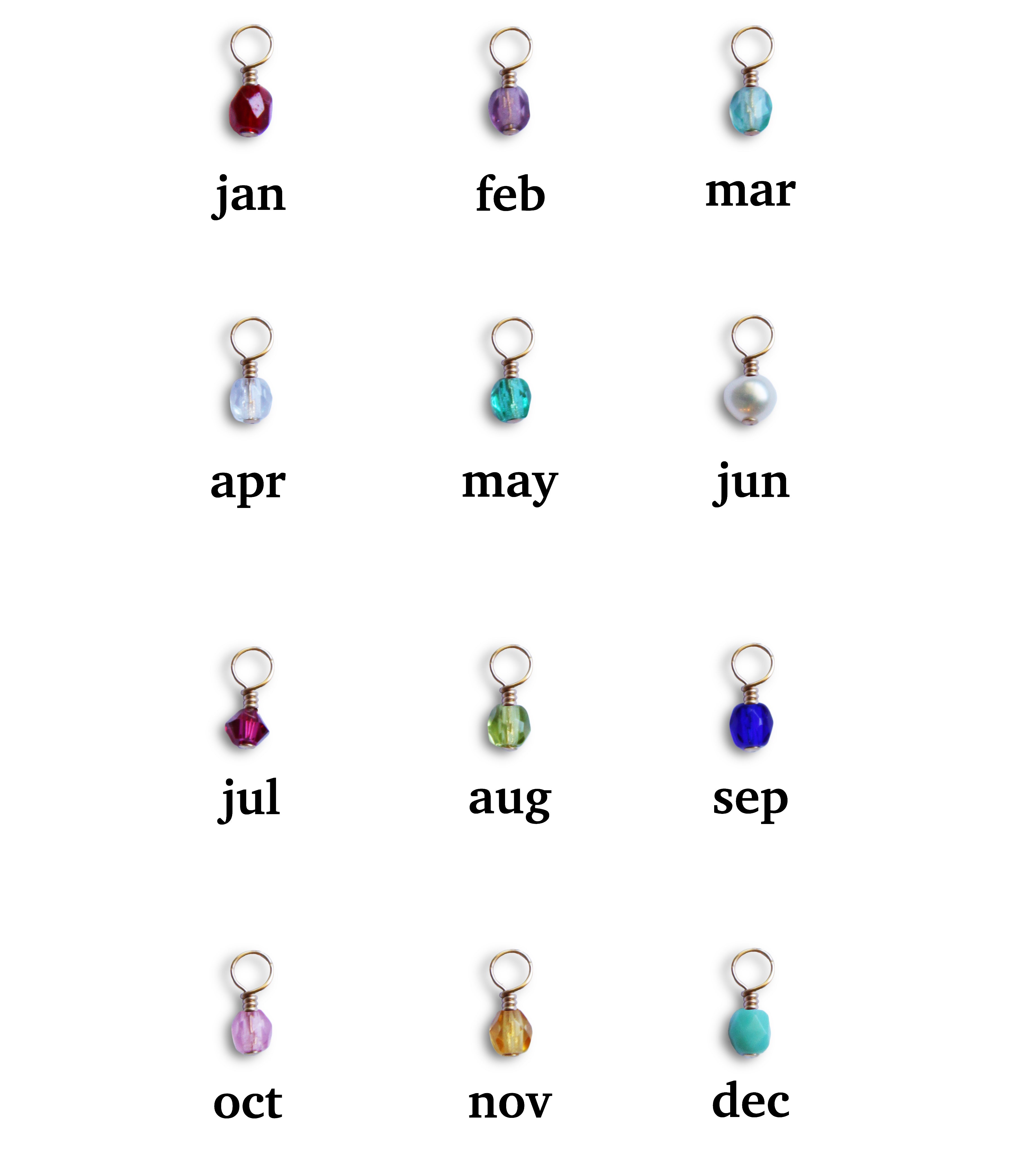 extra birthstone charm - EFYTAL Jewelry