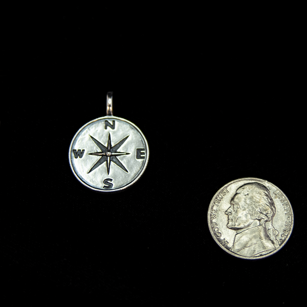 boone men's compass necklace • happy 30th birthday