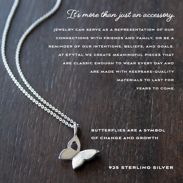 brenda butterfly necklace • retirement