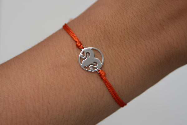 callisto cutout cord bracelet • celestial card