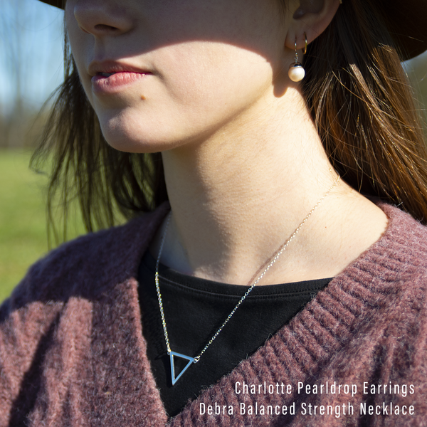 charlotte pearl drop earrings • birthday wish