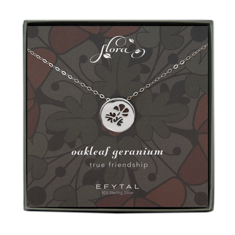 geranium flora necklace • true friendship