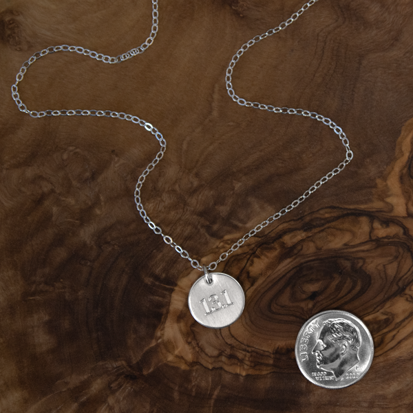 jessica half marathon 13.1 necklace • she believed