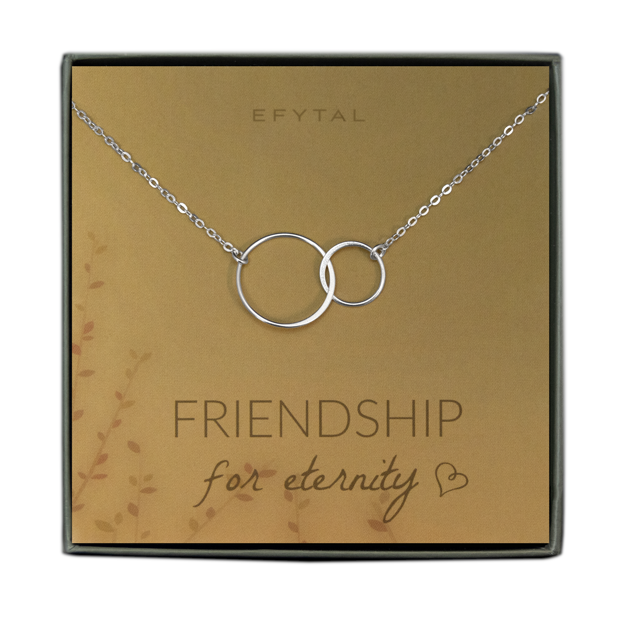 Double Infinity Bracelet Silver, Friendship Bracelet for 2, Interlocking  Circles Eternity Bracelet for Women Sterling Silver, Rose Gold 