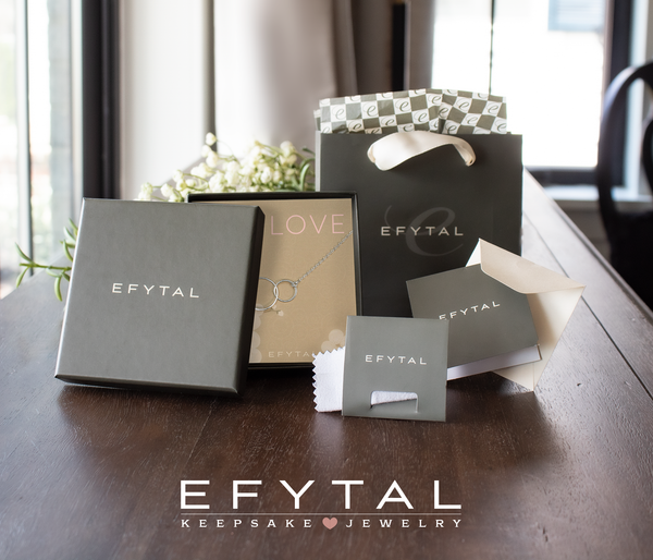 josie connected ring necklace, silver • infinite love