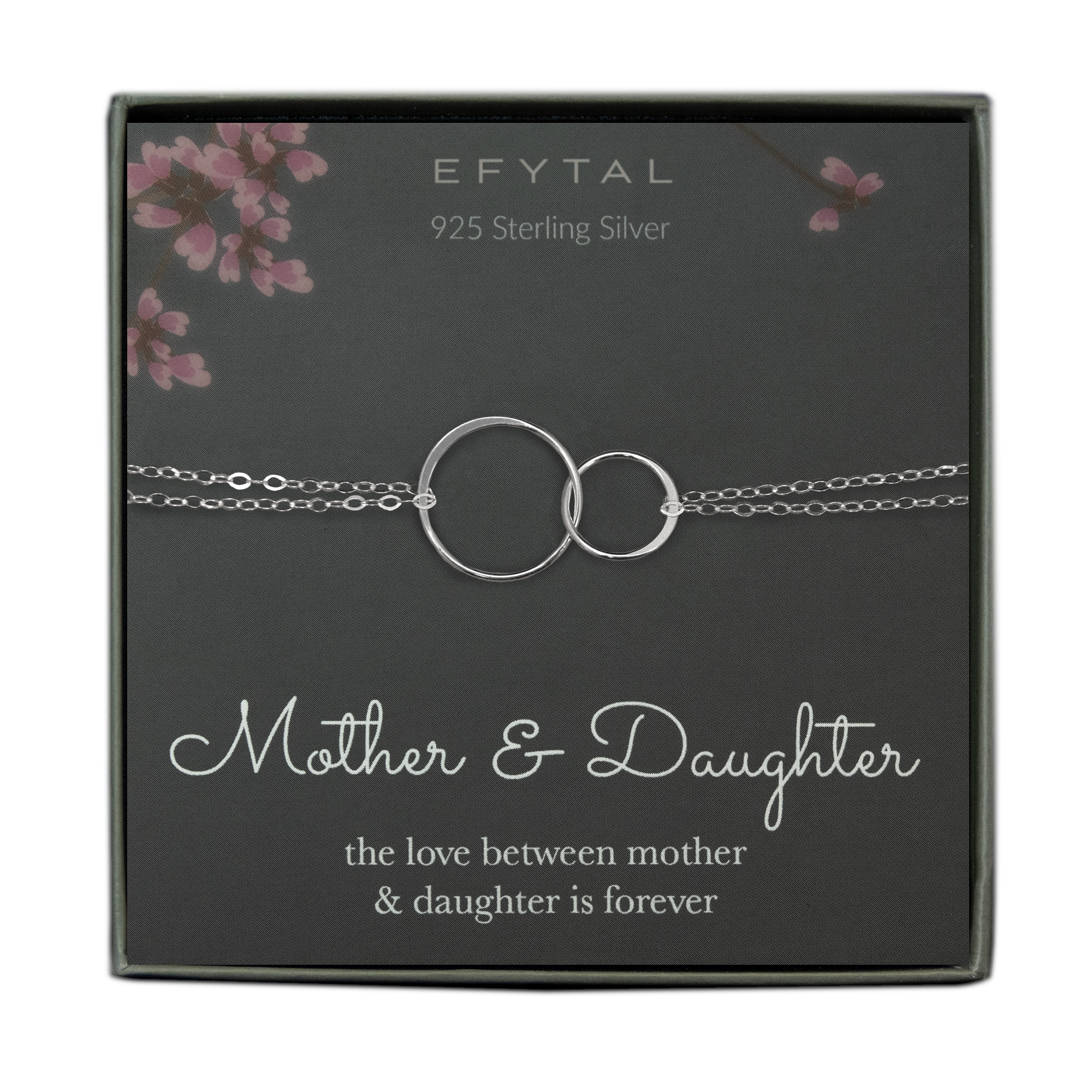 Mother Daughter Bracelet, gold or silver • Mother's Day, Daughter