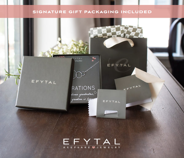 josie three ring necklace, silver or gold • generations, grandson