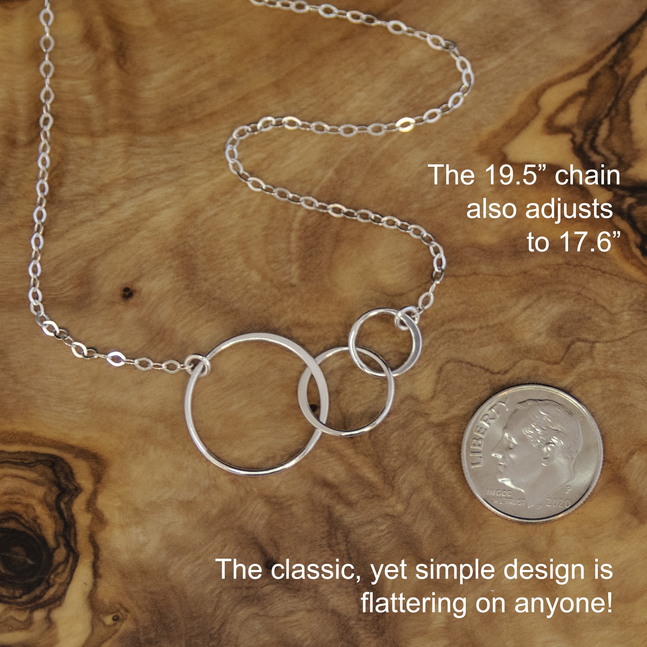 Vintage Tiffany & Co. 1837 Interlocking Circles Necklace