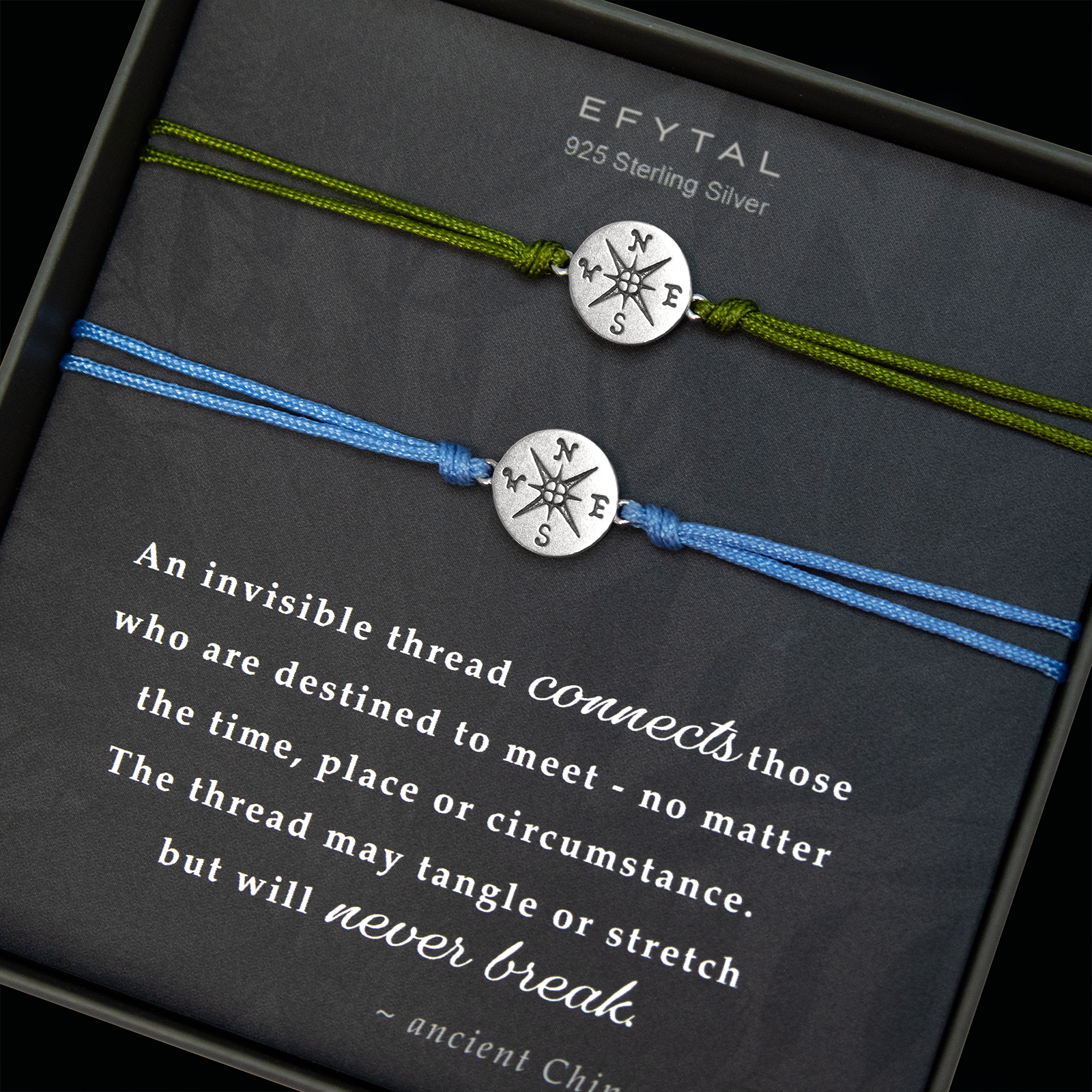 EFYTAL Dainty Compass Necklace • Friendship Gift for Best Friend - EFYTAL  Jewelry