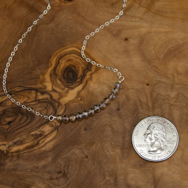 lia 12 bead necklace • happy 12th birthday