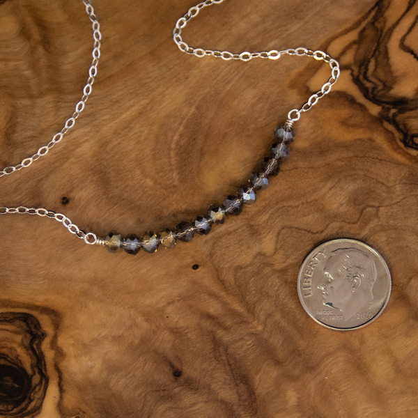 lia 13 bead necklace • happy 13th birthday