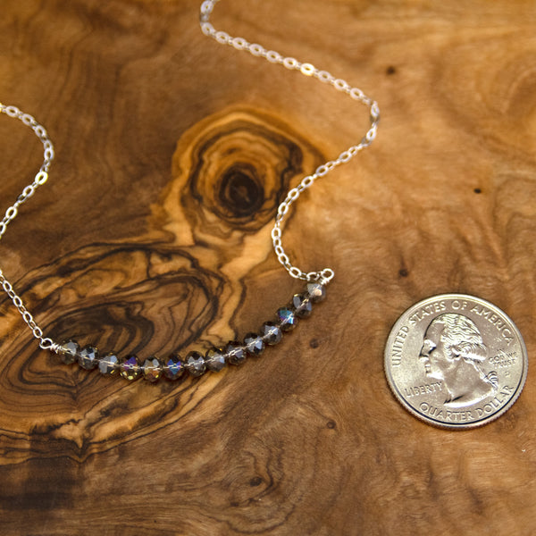 lia 14 bead necklace • happy 14th birthday