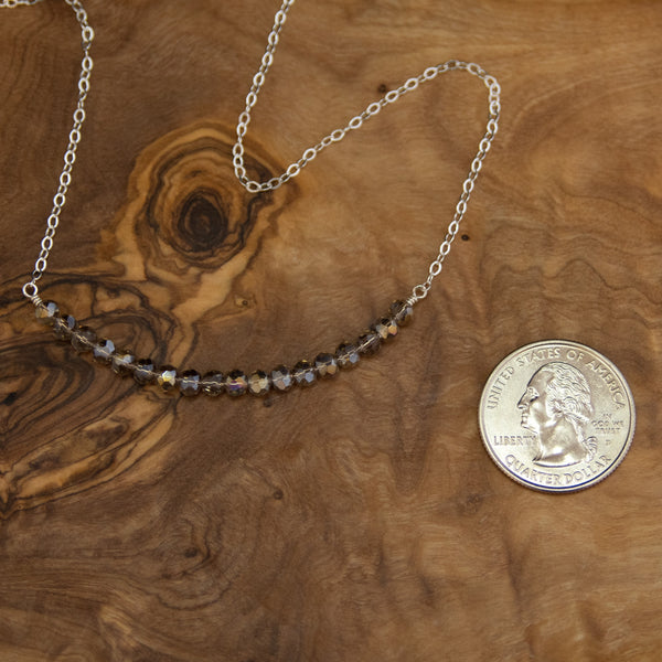 lia 18 bead necklace • happy 18th birthday