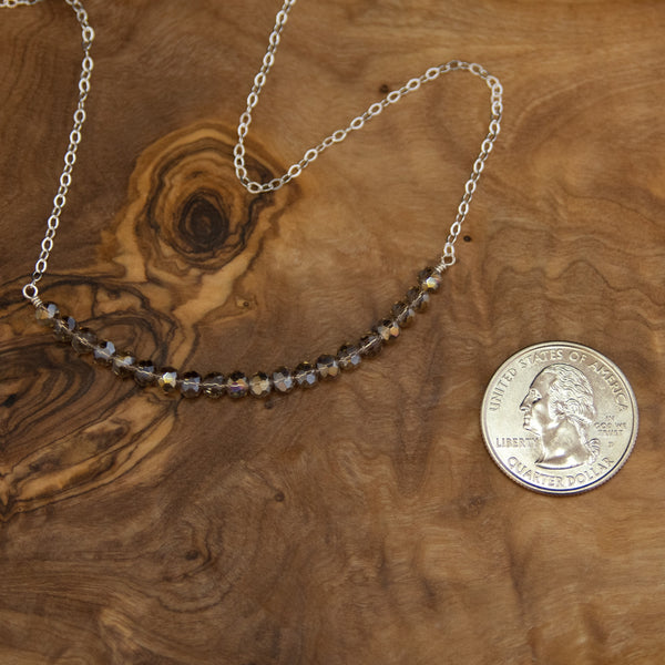 lia 20 bead necklace • happy 20th birthday