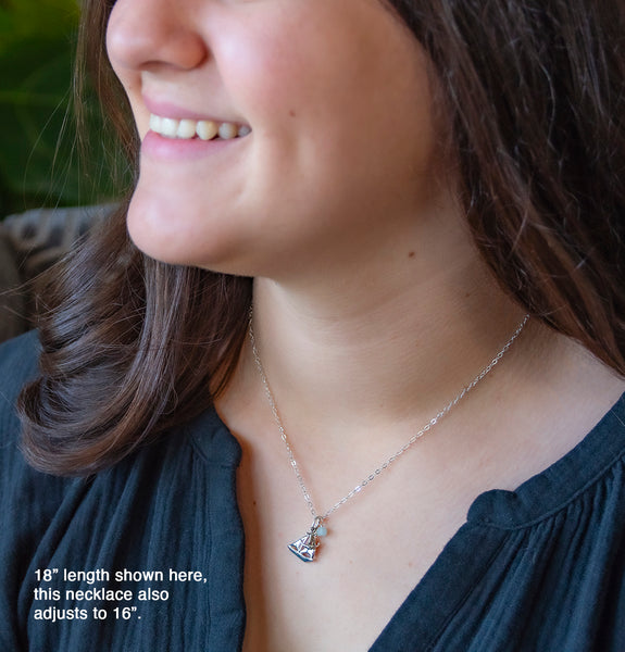 mara sailboat & anchor necklace • wildest dreams