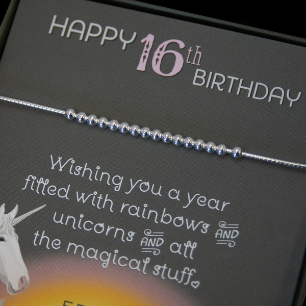 maya 16 bead bracelet • happy 16th birthday