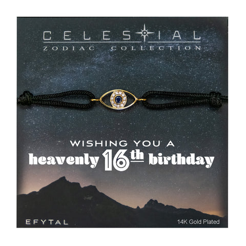 mina evil eye bracelet • 16th, 18th, 21st birthday