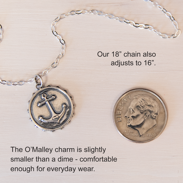 o'malley anchor heart necklace • magic along the way