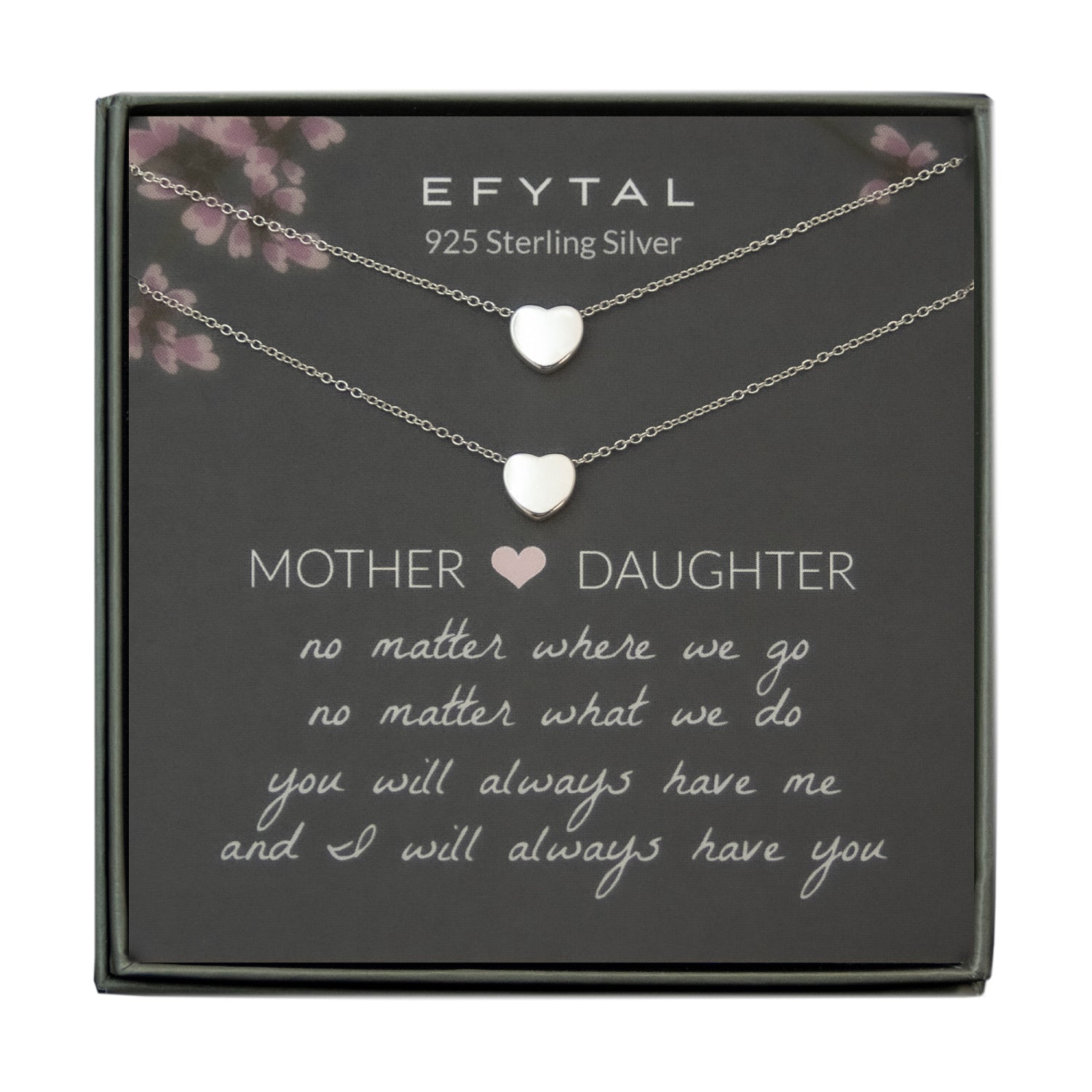 Mum and shop daughter necklace set