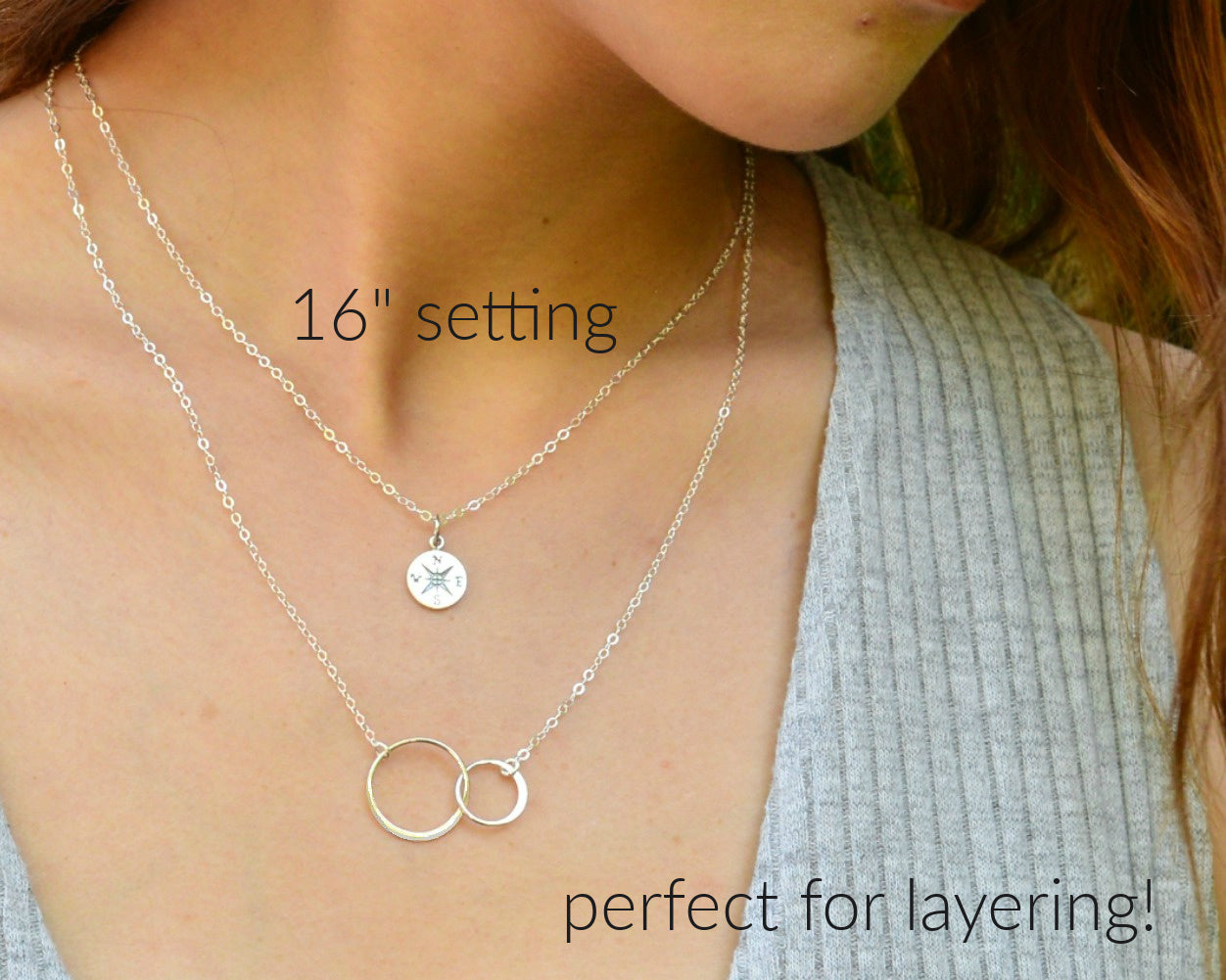 EFYTAL Dainty Compass Necklace • Friendship Gift for Best Friend - EFYTAL  Jewelry