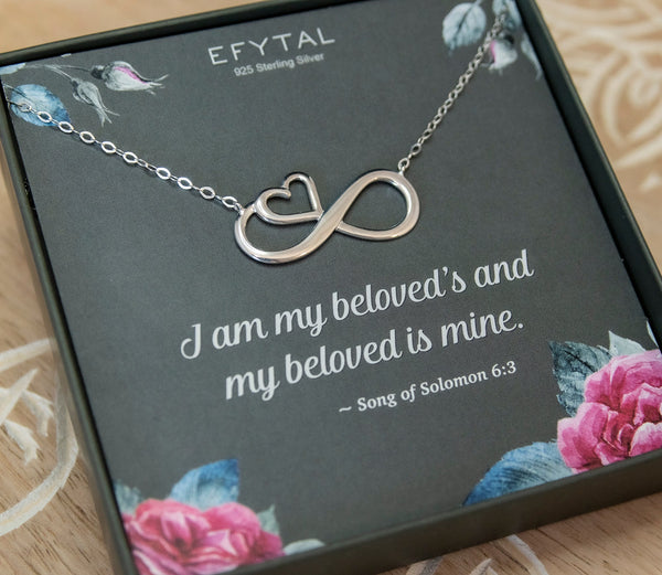 ruth eternal heart necklace • beloved