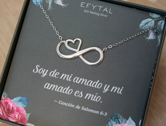 ruth eternal heart necklace • mi amado