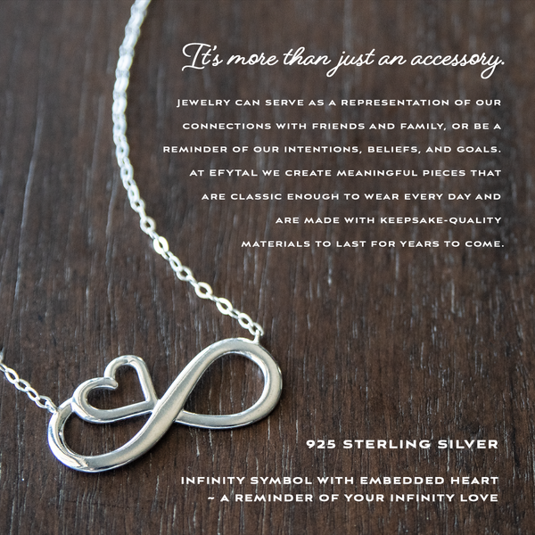 ruth eternal heart necklace • beloved