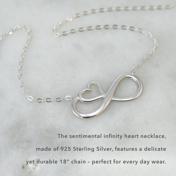 ruth eternal heart necklace • to my wife, love you still