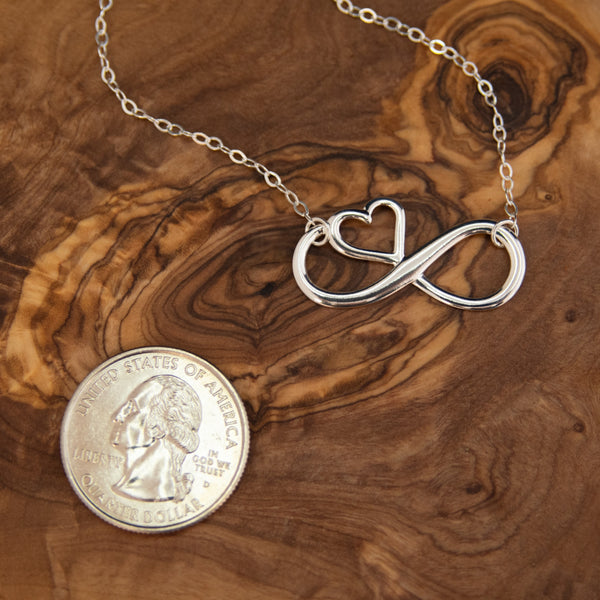 ruth eternal heart necklace • beloved