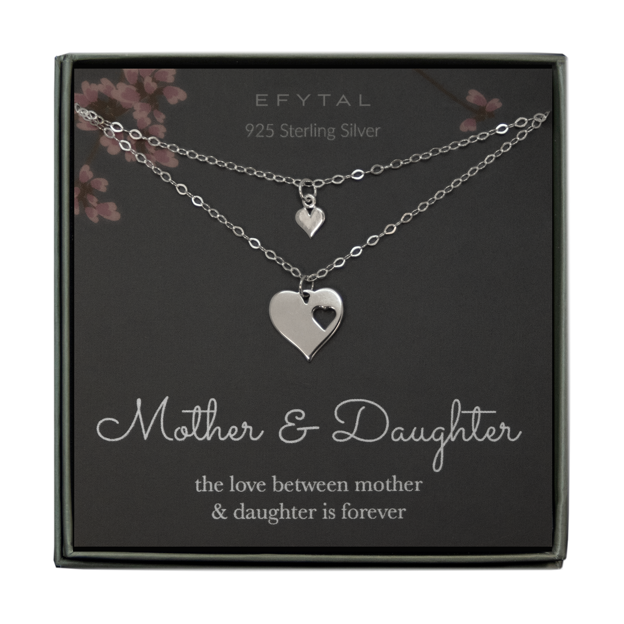 sherri mother-daughter hearts, set of two • mother & daughter
